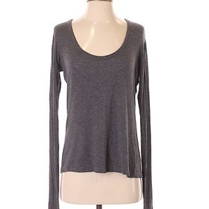 Brandy Melville Scoop Neck Long Sleeve Top